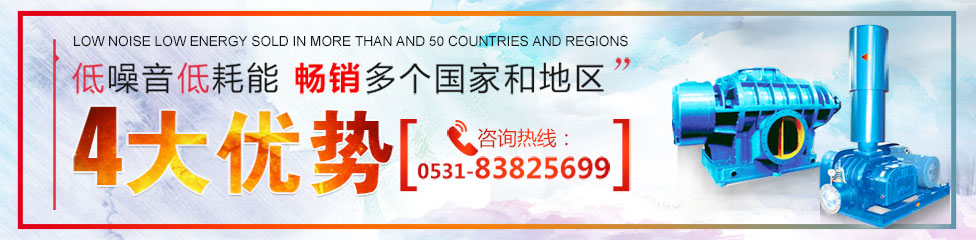 羅茨風(fēng)機(jī)、三葉羅茨鼓風(fēng)機(jī)、回轉(zhuǎn)式鼓風(fēng)機(jī)，低噪音低能耗，暢銷多個國家和地區(qū)